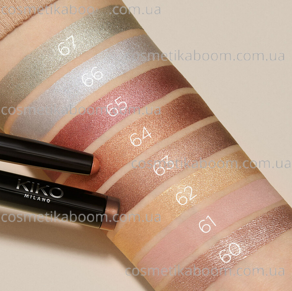 Водостійкі тіні Kiko Milano Long Lasting Eyeshadow Stick LLES63B фото
