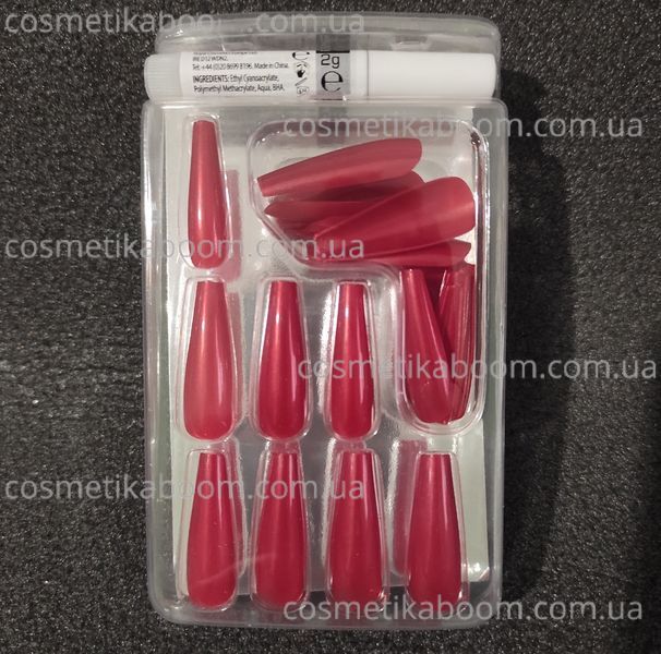 Накладные ногти в комплекте с клеем Royal Cosmetics 24 Glue-On Nail Tips "Devils Delights Long Ballerina" 816056 фото Накладные ногти в комплекте с клеем Royal Cosmetics 24 Glue-On Nail Tips "Devils Delights Long Ballerina" 816056 фото