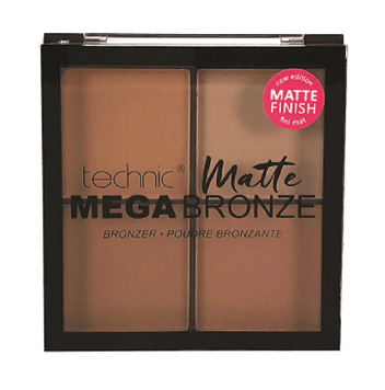 Палетка матових бронзерів Technic Matte Mega Bronze & Contour Quad 1970153 фото