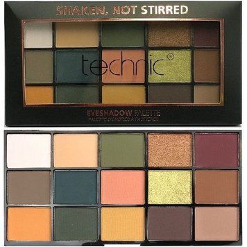Палетка тіней Technic 15 Colours Eyeshadow Palette "Shaken, Not Stirred" 2015022 фото