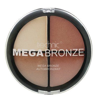 Палетка сяючих бронзерів Technic Mega Bronze Shimmer Bronzer Compact 1970154 фото