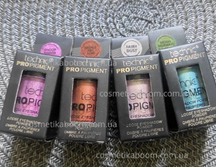 Сияющие пигменты Technic Pro Wet & Dry Pigment Loose Eyeshadow Powder 3109721 фото Сияющие пигменты Technic Pro Wet & Dry Pigment Loose Eyeshadow Powder 3109721 фото