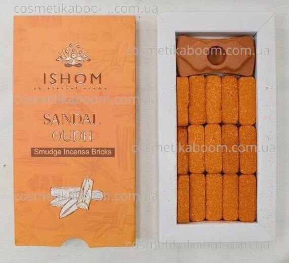 Набір арома-циглинки з тримачем Ishom Incense Smudge Bricks 000102364 фото
