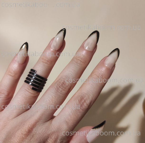Накладные ногти с клеем Technic Cosmetics False Nails Almond "Coloured French Tip" 43216704 фото
