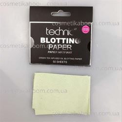 Матуючі серветки з ароматом зеленого чаю Technic Green Tea Пройняті Oil Blotting Paper 1970397 фото