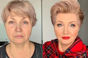 Как цвет помады меняет женщину после 50 лет. Оттенки, которые молодят и которые старят фото