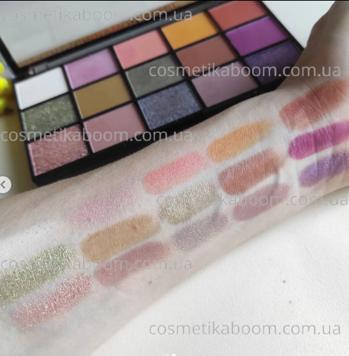 Палетка теней Technic 15 Colours Eyeshadow Palette "Cinnamon Swirl" 2216798 фото