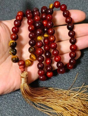 Четки "самовыражение" из палисандра с тигровым глазом Mallah SERTE01 фото