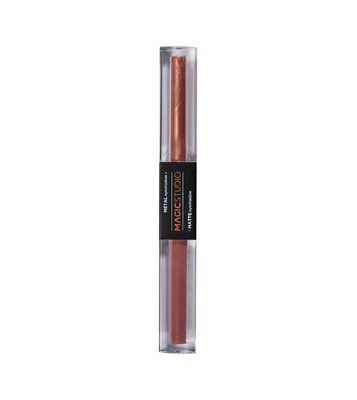 Двухсторонние жидкие тени Magic Studio Liquid eyeshadow 2 in 1 Matte & Metal 7554 фото
