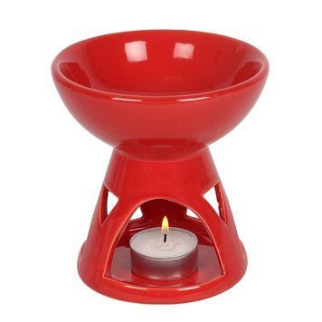 Чаша для арома-олії та воску Red Deep Bowl Oil Burner 27538 фото