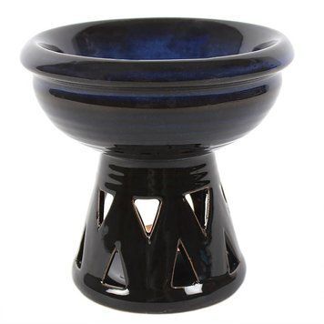 Чаша для аромо олії та воску Blue Deep Bowl Oil Burner 04722 фото