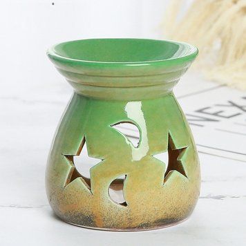 Чаша для арома олії та воску Moon & Star Ceramic Tealight Burner for Essential Oil n Wax Melt W2121 фото