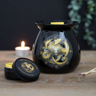 Набор Аромалампа + аромавоск Imbolc Wax Melt Burner Gift Set by Anne Stokes AS69831 фото