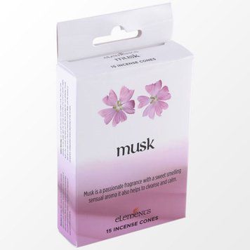 15 ароматических конусов Elements Incense Cones MUSK15 фото