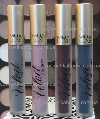 Стойкие помады с матовым финишем MUA Luxe Velvet Lip Lacquer 3073834 фото Стойкие помады с матовым финишем MUA Luxe Velvet Lip Lacquer 3073834 фото