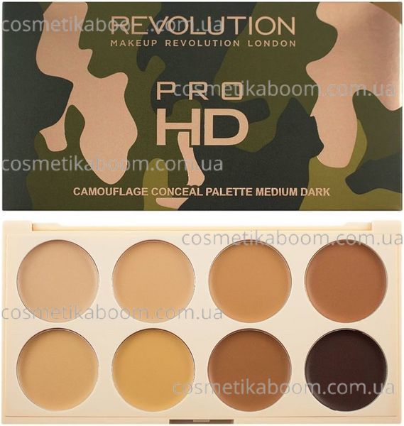 Палитра корректоров Revolution Ultra Pro HD Camouflage Palette REVO9112 фото