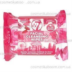 Серветки для зняття макіяжу W7 Facial Cleansing Wipes 2*25 1970820 фото Серветки для зняття макіяжу W7 Facial Cleansing Wipes 2*25 1970820 фото