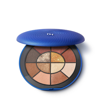 Палитра теней для век с 12 разными цветами Kiko Milano Blue Me Maxi Eyeshadow Palette BM02AL фото