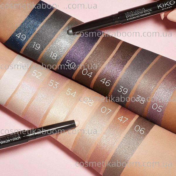 Водостойкие тени Kiko Milano Long Lasting Eyeshadow Stick LLES52HW фото Водостойкие тени Kiko Milano Long Lasting Eyeshadow Stick LLES52HW фото