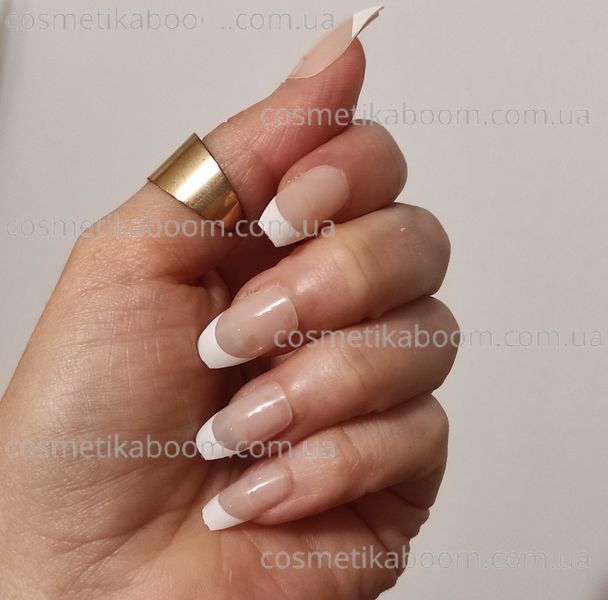 Накладні нігті в комплекті із клеєм Royal Cosmetics 24 Glue-On Nail Tips "French Coffin" 2215921 фото Накладні нігті в комплекті із клеєм Royal Cosmetics 24 Glue-On Nail Tips "French Coffin" 2215921 фото