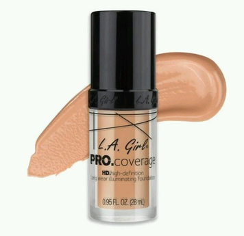 Тональна основа з сяючим фінішем L.A. Girl Pro Coverage Illuminating Foundation GLM643 фото