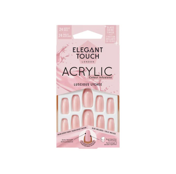 Набір накладних нігтів Elegant Touch Acrylic Luscious Lychee 24 count 169958 фото