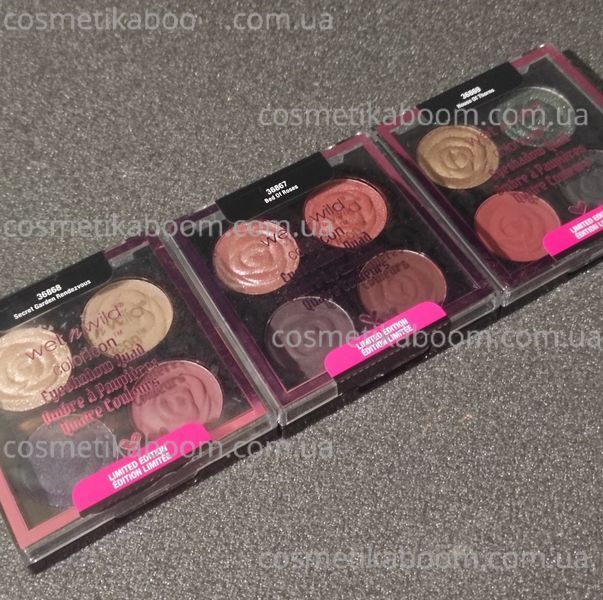 Палетка теней Wet n Wild Rebel Rose Color Icon Eyeshadow Quad 3444938 фото
