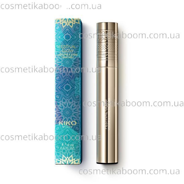 Стійка туш для вій з ефектом збільшення об'єму Kiko Milano Festival Glow Volume & Care Mascara FGV&CM фото