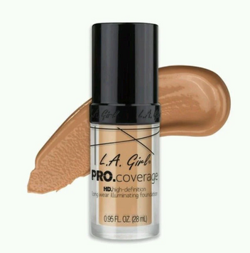 Тональна основа з сяючим фінішем L.A. Girl Pro Coverage Illuminating Foundation GLM644 фото
