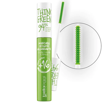 Туш для вій Bellaoggi Think Green Lengthening Volume Mascara 8877339 фото