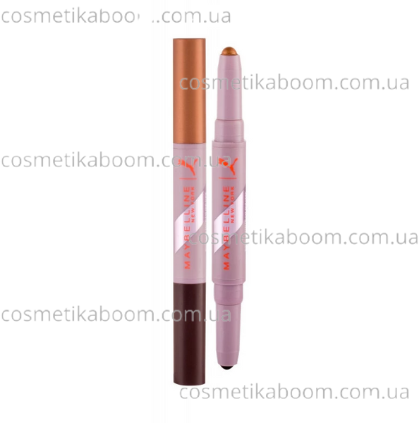 Подвійні кремові тіні Maybelline Matte + Metallic Eye Duo Stick 2124 фото