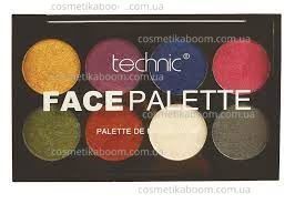 Палетка кремовых пигментов для лица и тела Technic Metallic Face Paint Palette 1970901 фото