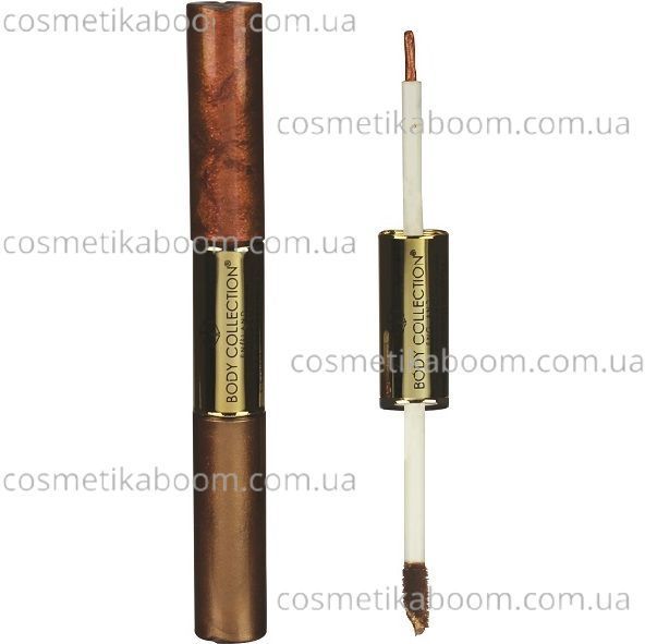 Стійкі рідкі двухсторонні тіні для повік Body Collection Double-Sided Liquid Metallics Cream Eyeshadow & Glitter Liner 19508 фото