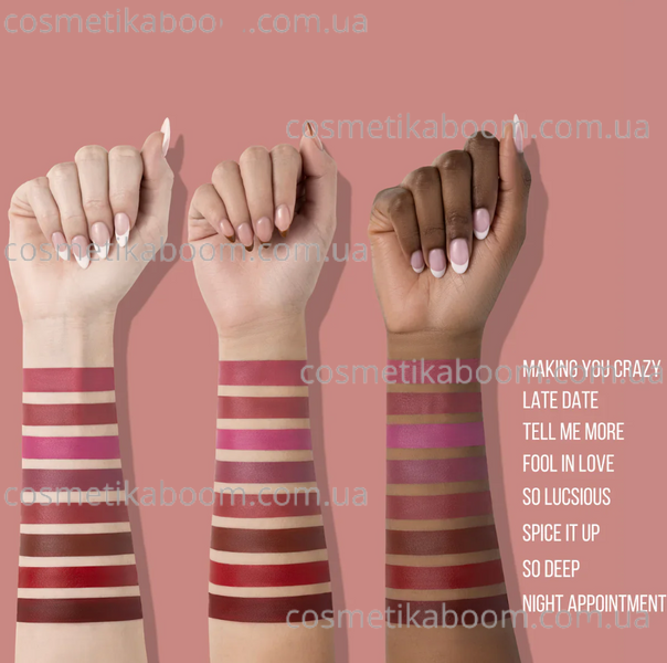 Помада для губ Beauty Creations Tease Me lipsticks 3.5г BCTMO фото