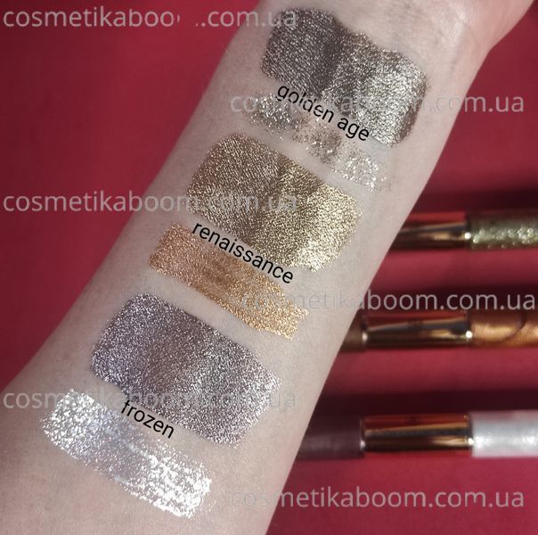 Стійкі рідкі двухсторонні тіні для повік Body Collection Double-Sided Liquid Metallics Cream Eyeshadow & Glitter Liner 19508 фото